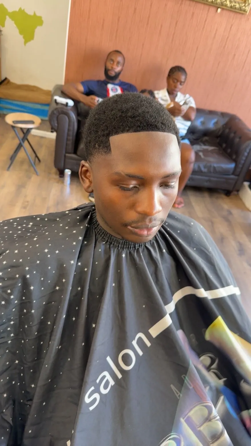 Dégradé et contour de barbe