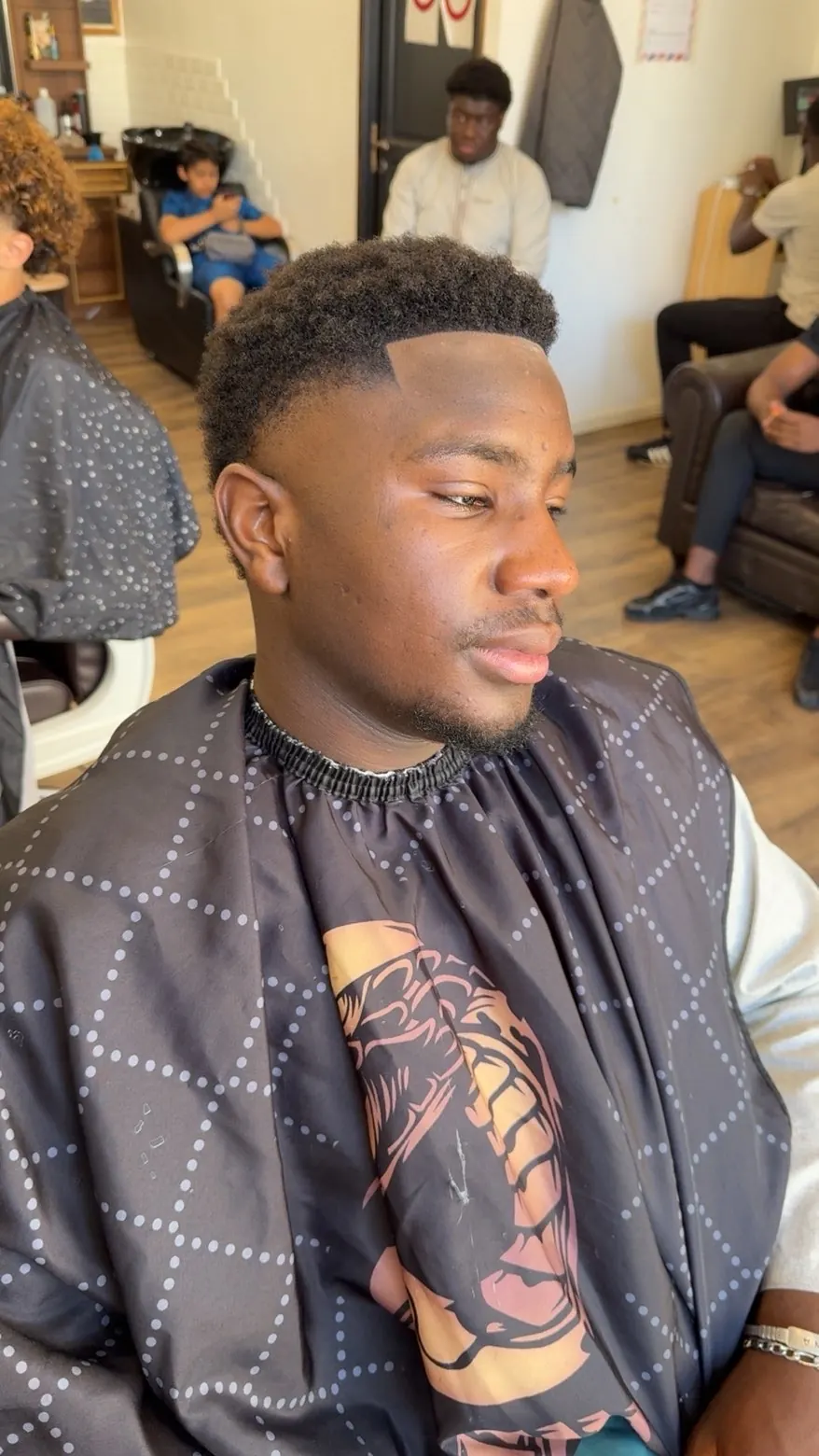 Dégradé et finitions barbe