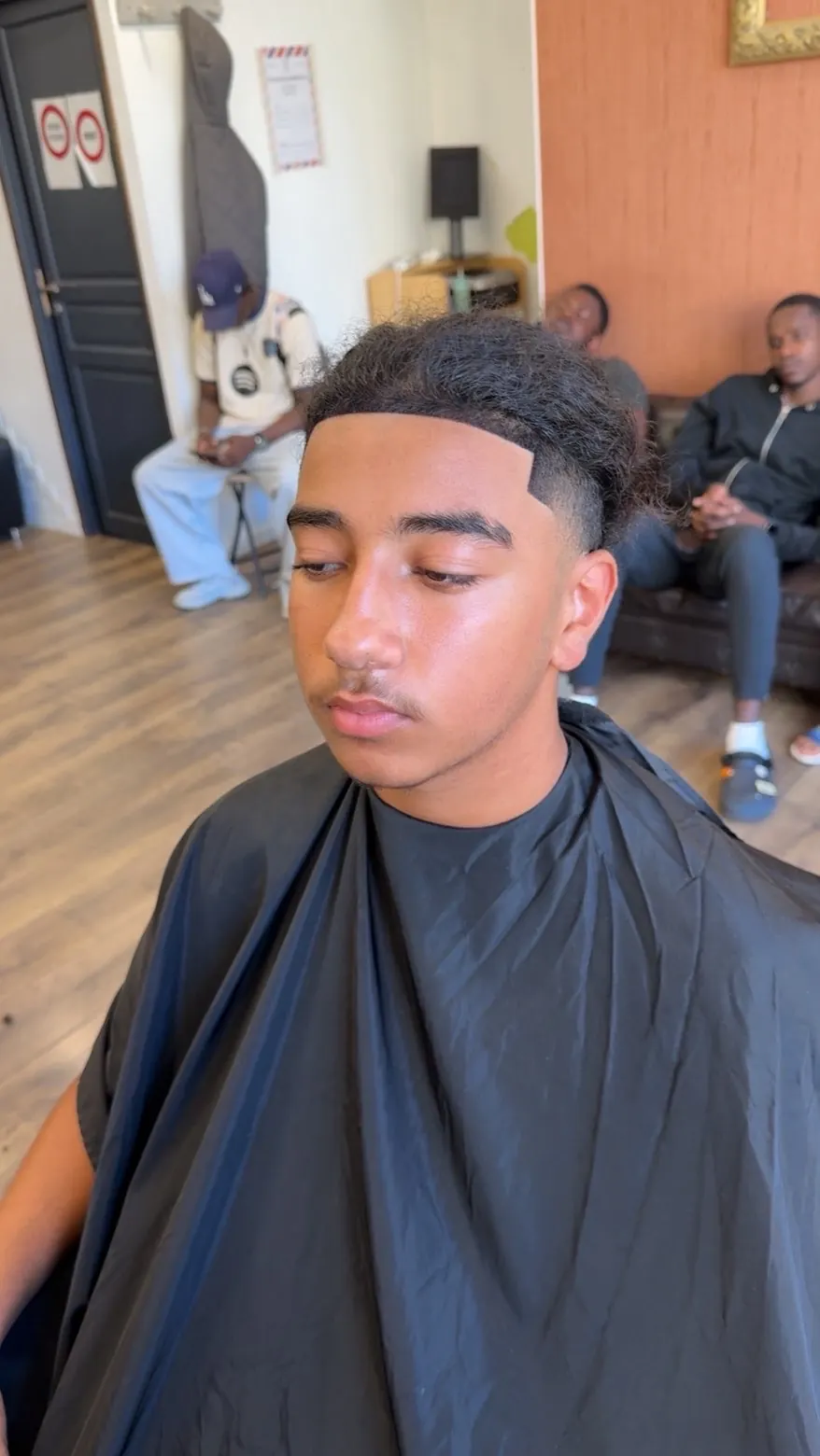 Mullet dégradé et contour